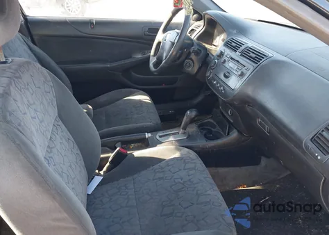 2002 Honda Civic Ex из США, поврежденный, VIN 1HGEM22902L051115